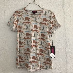 Rock N Roll Cowgirl Western Tee